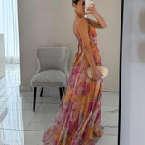 Giselle | Vestido maxi encantado com padrão floral