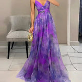 Giselle | Vestido maxi encantado com padrão floral