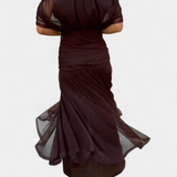 Alondra | Vestido Floral Longo com Decote em V